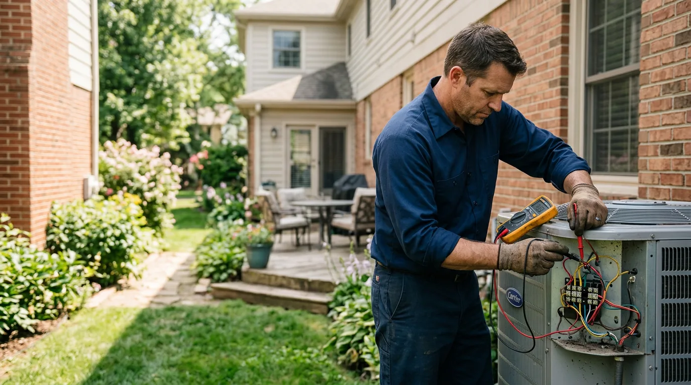 HVAC technician working near Dauphin, PA